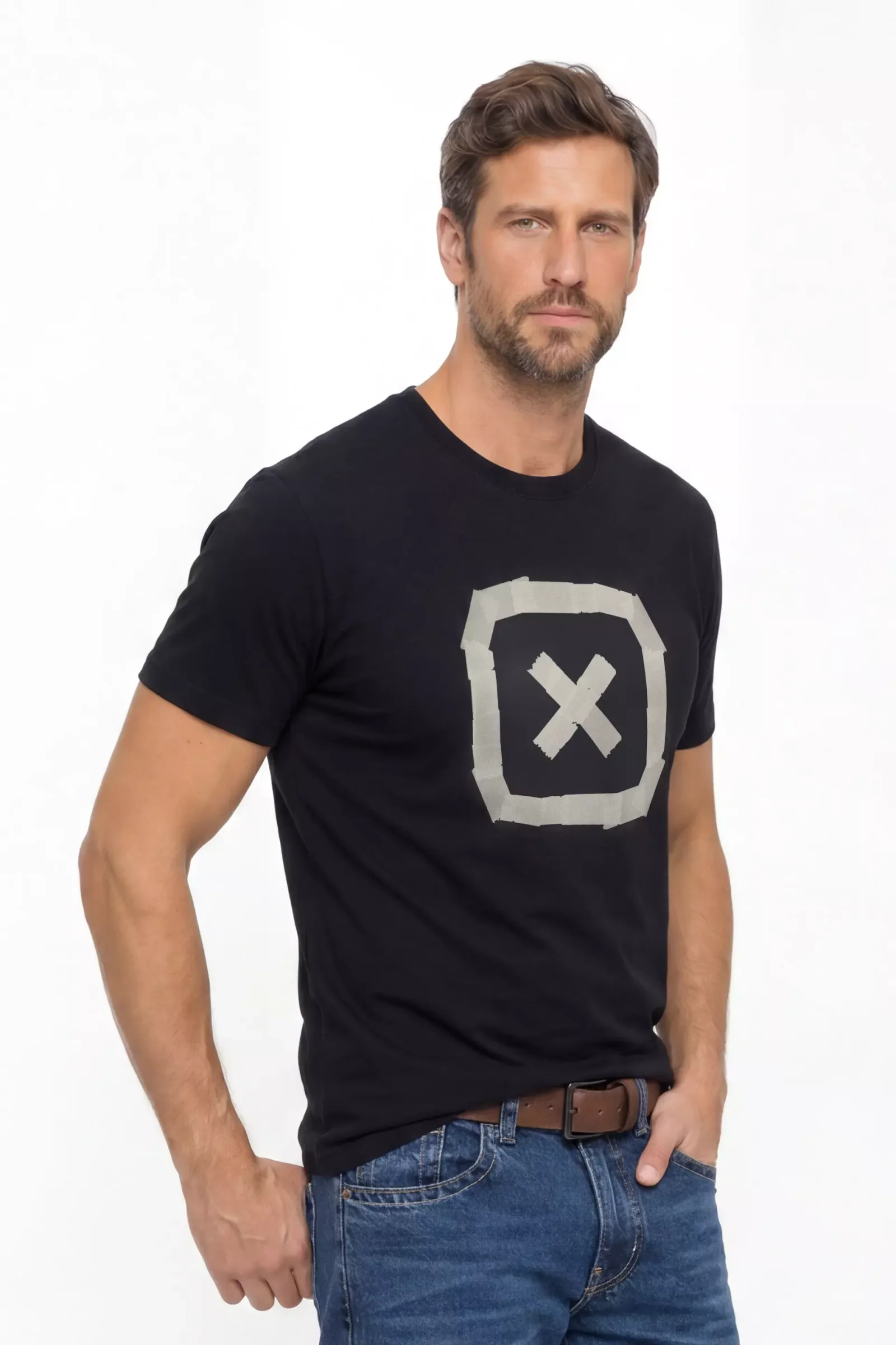 Camiseta Regular Fio 30 Penteada