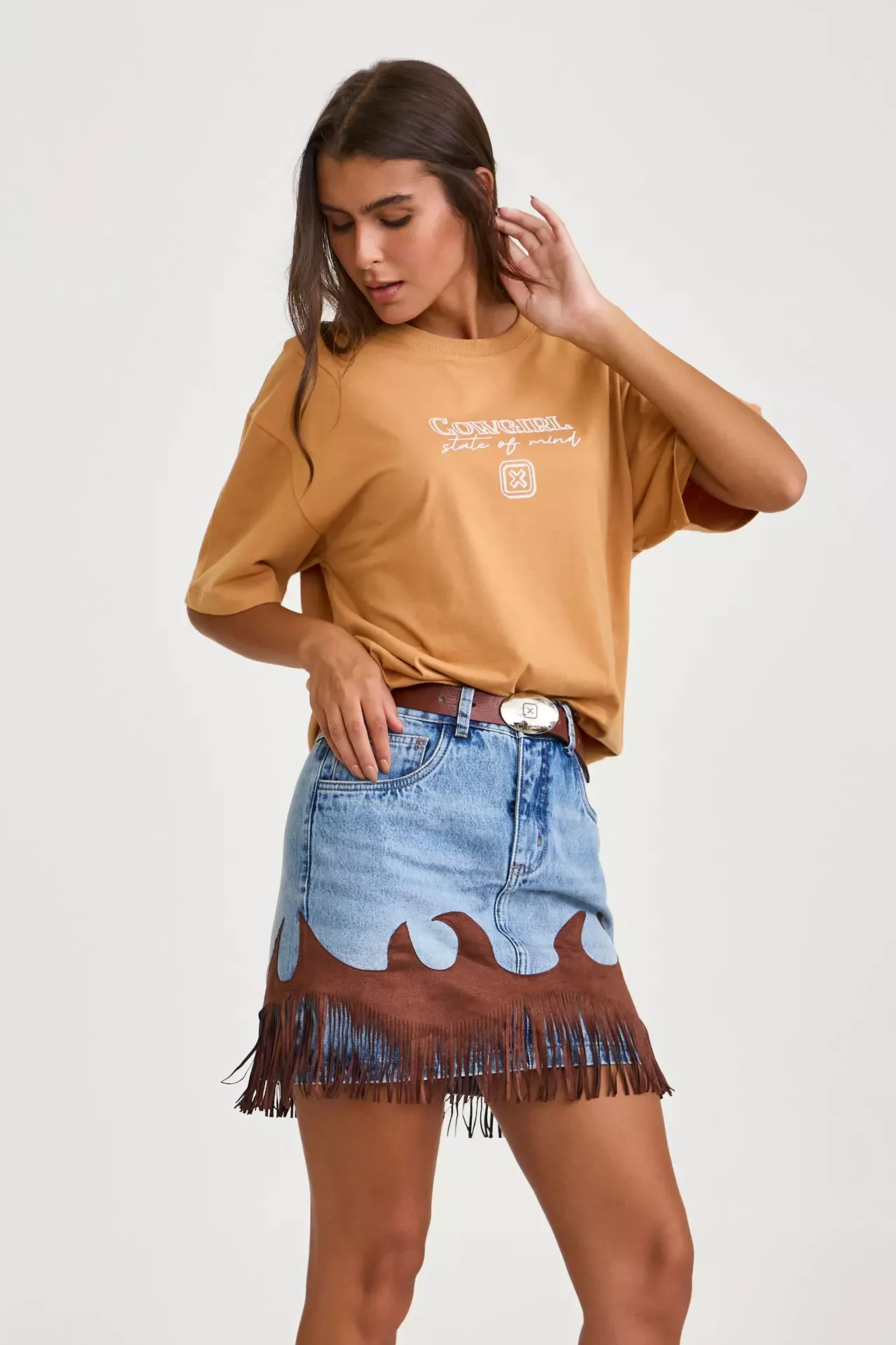 Camiseta Oversized fio 30