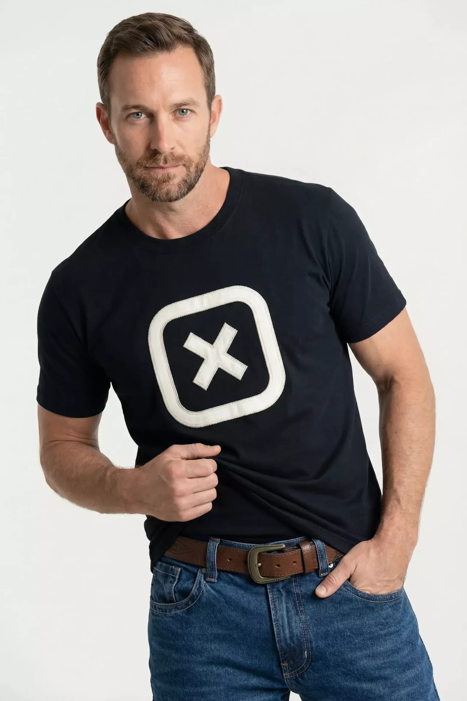 Camiseta Regular Fio 30 Penteada