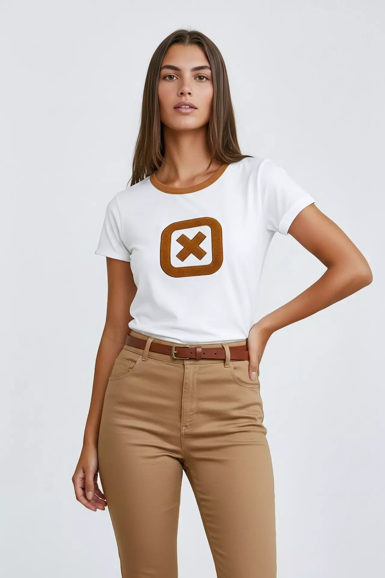 Camiseta Regular Fio 30 Penteada