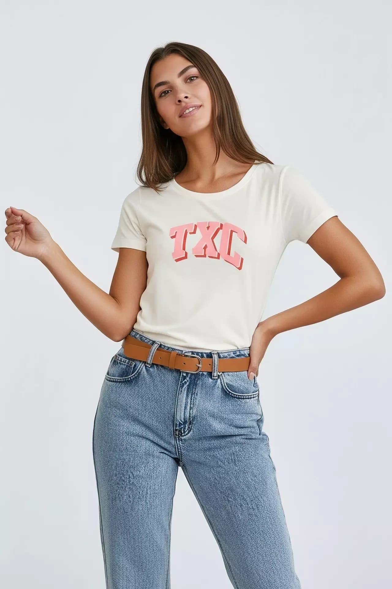 Camiseta Regular Fio 30 Penteada