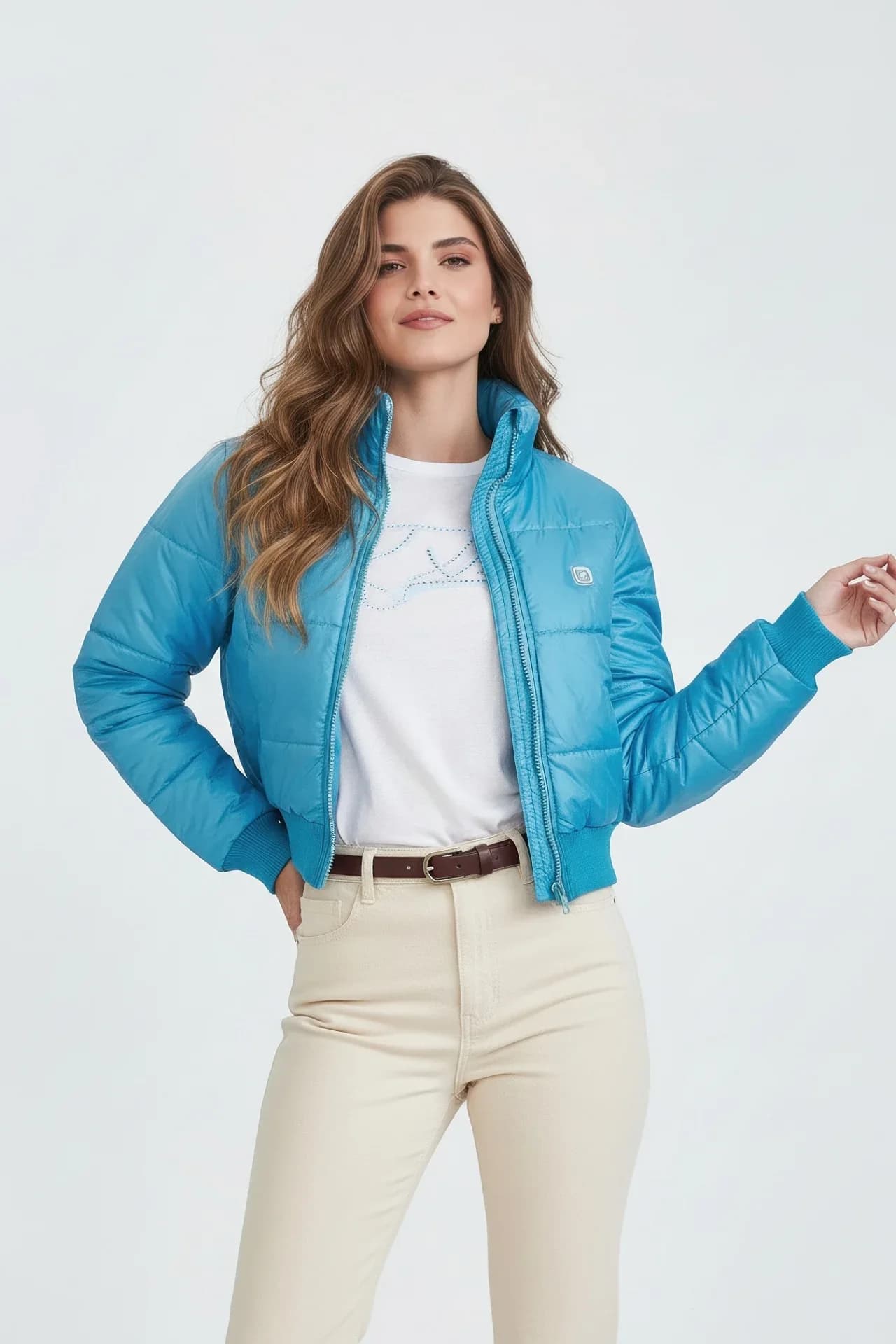 Jaqueta Puffer Poliester