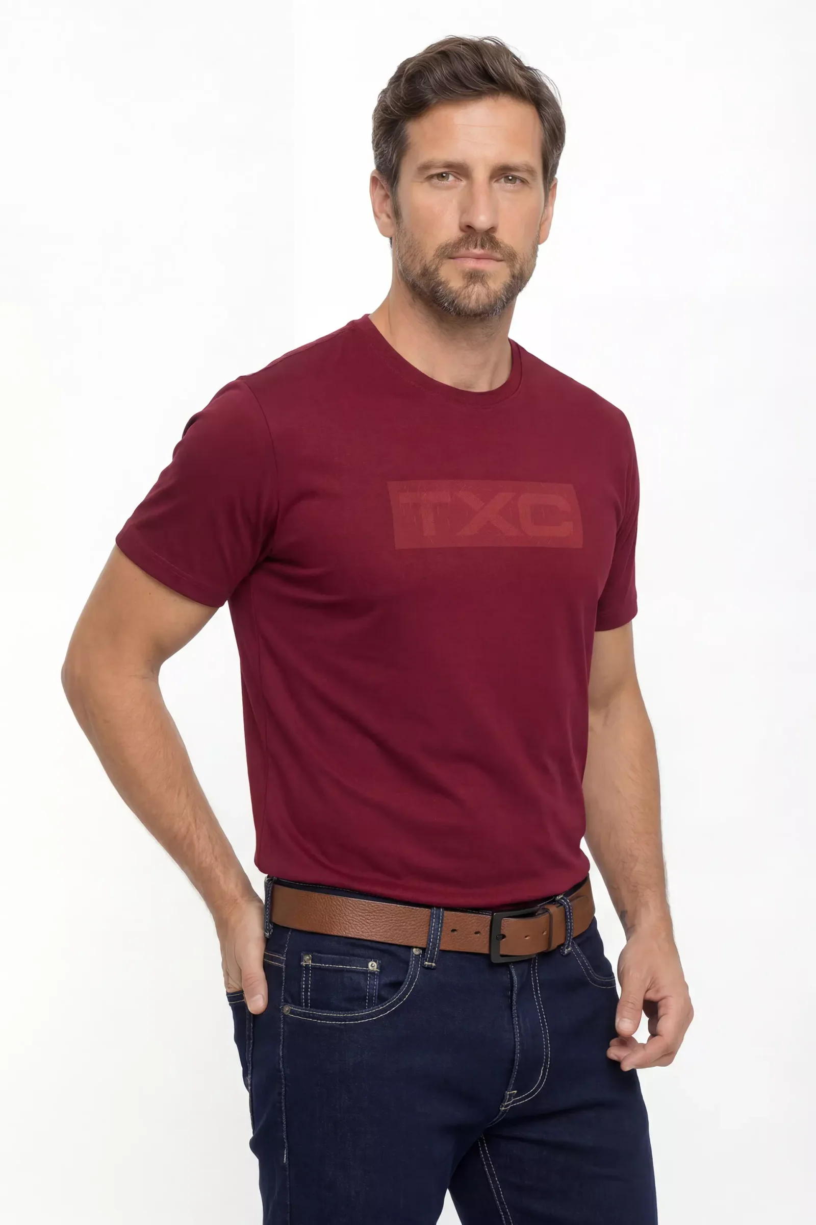 Camiseta Regular Fio 30 Penteada
