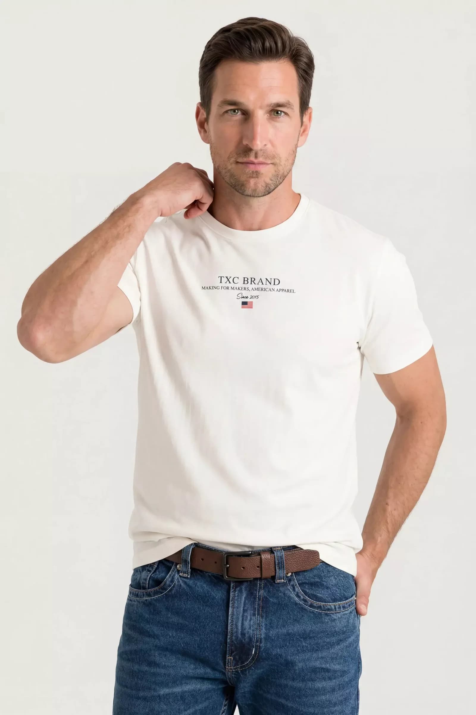 Camiseta Regular Fio 30 Penteada