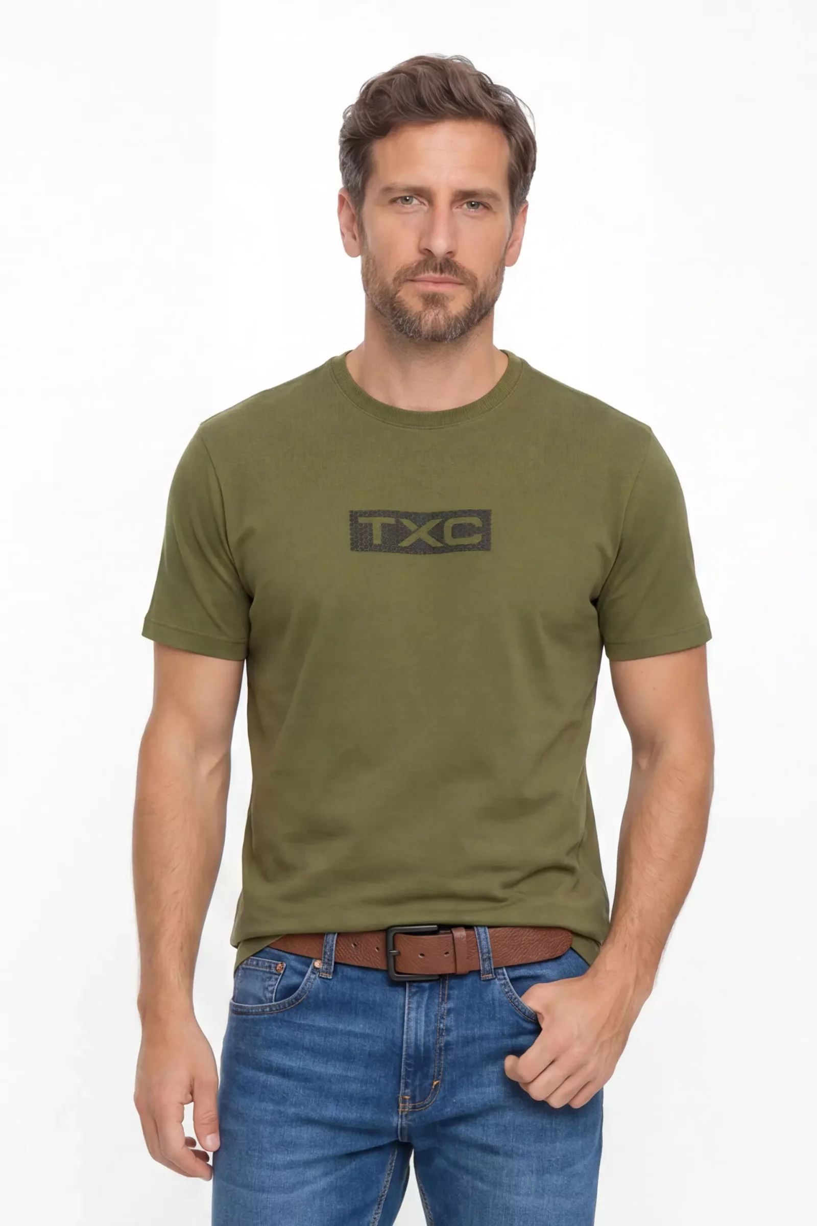 Camiseta Regular Fio 30 Penteada