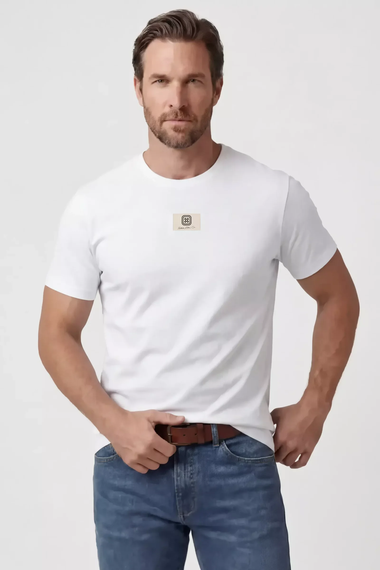 Camiseta Regular Fio 30 Penteada