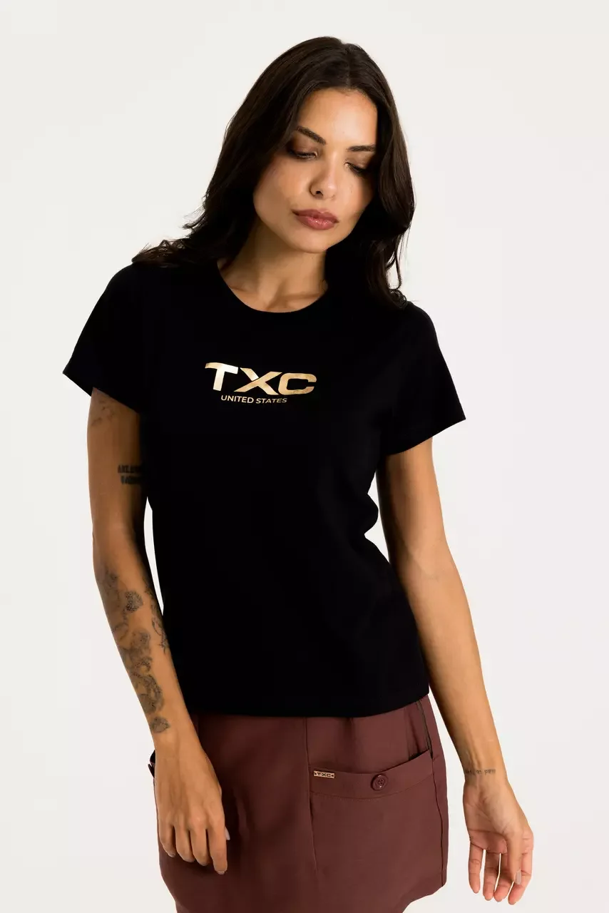 Camiseta Slim Fio 30 Penteada