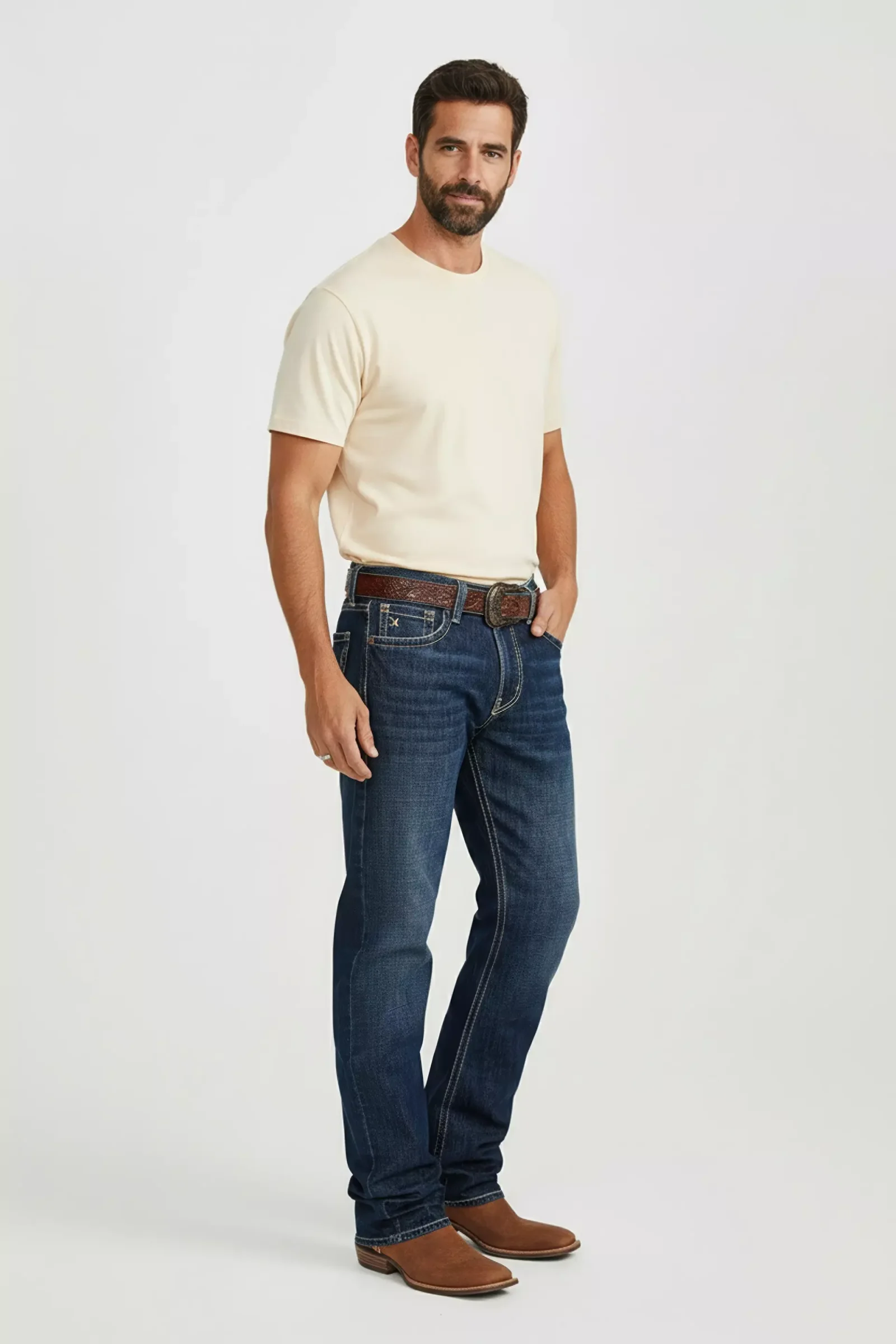 Calça Jeans X3 Relaxed Rigid
