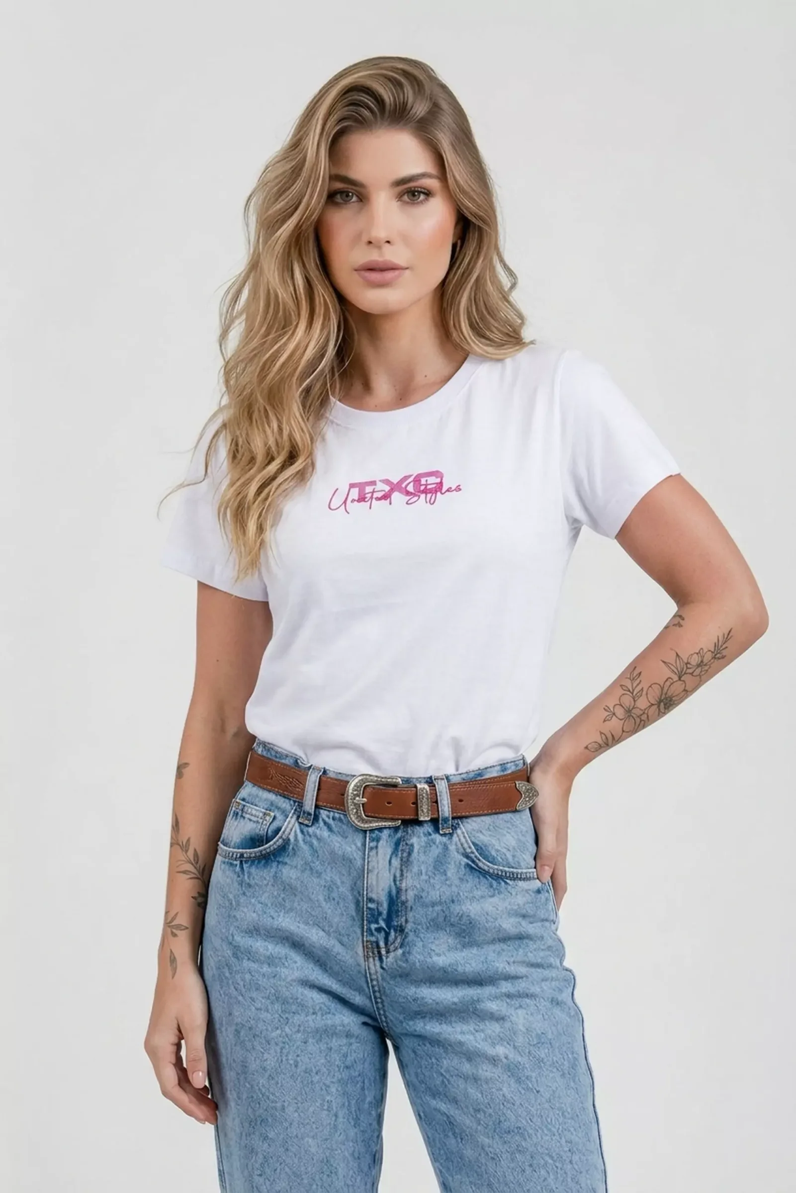 Camiseta Slim Fio 30 Penteada
